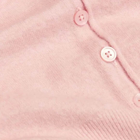 WILFRED Santorini Cardigan Sweater Cashmere Wool Dawn Pink M Medium Aritzia - Picture 7 of 16